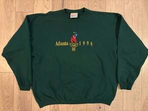Vintage 1996 Atlanta Olympics Embroidered Logo Crewneck Sweatshirt